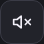 Sound icon shows a muted speaker with an X, not an 'on' state.